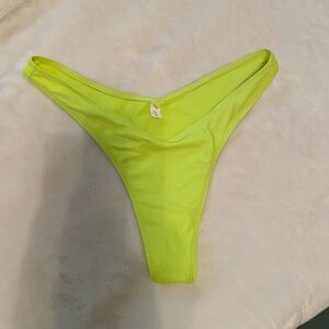 SHEIN neon bikini bottom